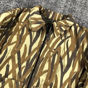 Walls Jacket Mens 2XL Brown Waterfowl Camo Canvas Quilted Insulated Hunting